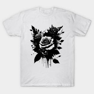 black rose tattoo T-Shirt